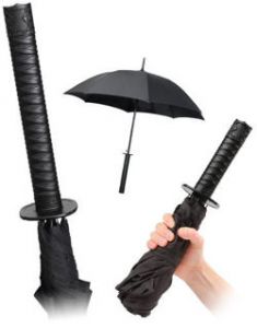 Mini parasol samuraja