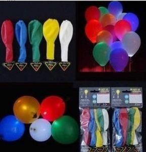 Balony ze światłem LED