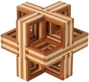 Bamboo Puzzle Cube D