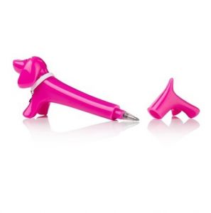 Długopis piesek - różowy