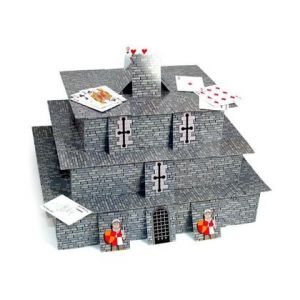 Domek z kart - zamek