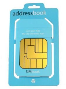 Książeczka adresowa SIM