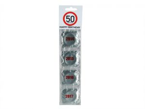 Prezerwatywy Happy Birthday 50