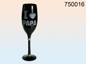 Kieliszek do szampana I love Papa