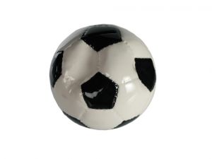 Ceramiczna skarbonka wgnieciona piłka