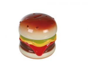 Ceramiczna skarbonka hamburger